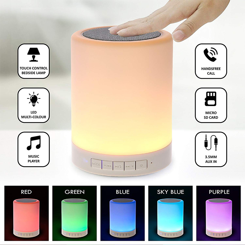 Night Light Bluetooth Speaker Portable Wireless Bluetooth Speakers